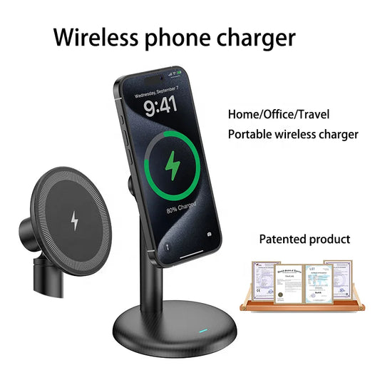 12-Month Warranty Factory Direct Sale Universal Mobile Phone Portable Wireless Charger USB-C Port Wireless Charger
