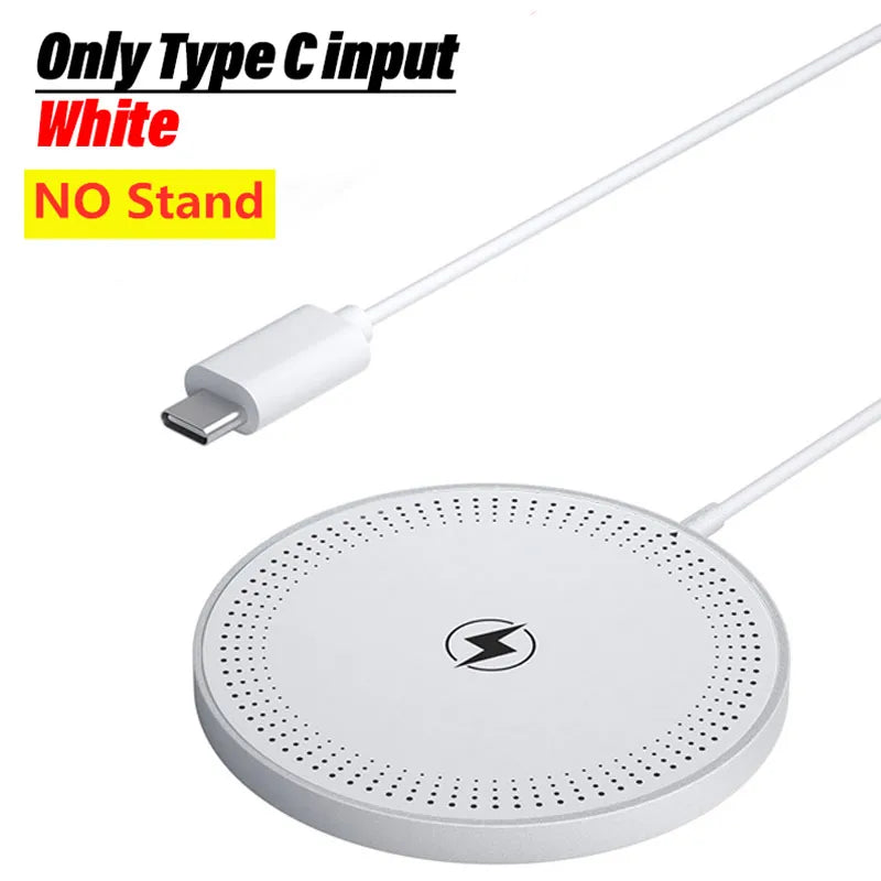 200W For Magsafe Wireless Charger Desk Phone Charge Pad For iPhone 16 15 14 13 12 Pro Max AirPods 4/3 Pro Fast Charging Station