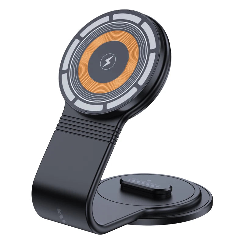 Car Magnetic Wireless Charger Adhesive Style Adjustable Dashboard Phone Chargers For Magsafe iPhone 16 15 14 13 12 Fast Charging