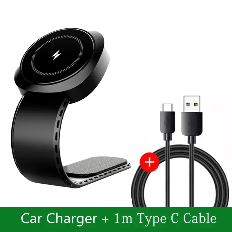 Car Magnetic Wireless Charger Adhesive Style Adjustable Dashboard Phone Chargers For Magsafe iPhone 16 15 14 13 12 Fast Charging