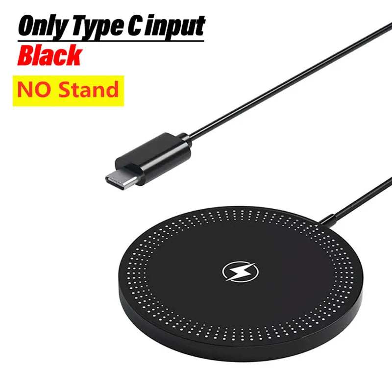 200W For Magsafe Wireless Charger Desk Phone Charge Pad For iPhone 16 15 14 13 12 Pro Max AirPods 4/3 Pro Fast Charging Station